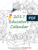 Educators Calendar 2017 0