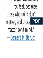 Bernard M. Baruch