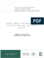 Cuadro Básico de Medicamentos Instituto Mexicano Del Seguro Social