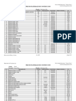 Precios Materiales de Construccion