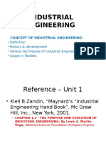 Concept of Industrial Engineering