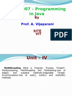 SWE1007 - Programming in Java: Prof. A. Vijayarani