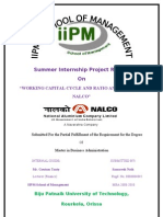 Working Capital Cycle and Ratio Analysis of Nalco