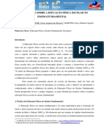 Uma Reflexao Sobre A Educacao Fisica Escolar No Ensino Fundamental