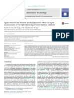 Lignin Removal and Benzene-Alcohol Extraction Effects On Lignin Measurements of The Hydrothermal Pretreated Bamboo Substrate PDF