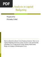 Risk Analysis in Capital Budgeting