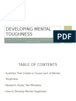 Developing Mental Toughness