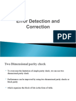 4-Two Dimensional Parity Check