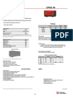 Generator Diesel Chicago Pneumatic CPSG 40