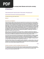 Epidemiology of Coronary Heart Disease and Acute Coronary Syndrome