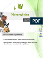 Clase 14 Criterios de Semejanza de Triángulos 2016