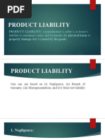 Product Liability 