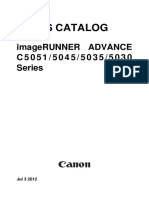 Canon ImageRunner C5015-5045-5035-5030 Series Part Catalog