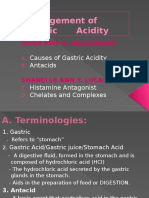 Management of Gastric Acidity