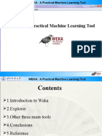 WEKA A Practical Machine Learning Tool