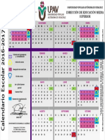 Calendario Upav 2016-2017