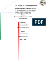 Factores de Toxicidad