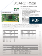 802.11A/B/G/N Dual Band Minipci Card: 20Mhz 40Mhz 20Mhz 40Mhz