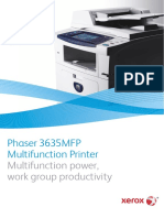 Phaser 3635MFP Multifunction Printer: Multifunction Power, Work Group Productivity