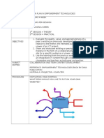 Lesson Plan in Empowerment Technologies