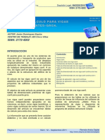 Tablas de Calculo para Vigas Carril de Puente Grua PDF