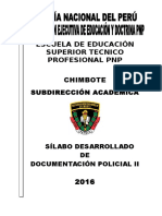 Modulo Documentacion Policial II