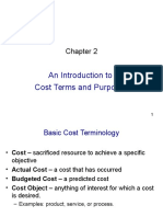 An Introduction To Cost Terms and Purposes