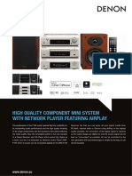 Denon D F109 Brochure