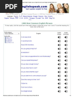 1000 Most Common English Phrases