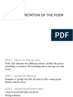 Intrepretation of Poems