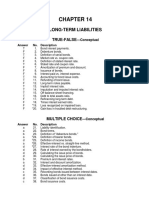 Non Current Liabilities Test Bank