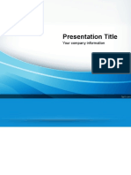 Presentation Title: Your Company Information