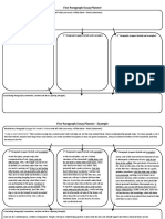 Five Paragraph Essay Planner PDF