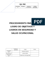 Procedimiento Objetivos y Metas