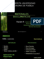 Materiales Bioclimaticos