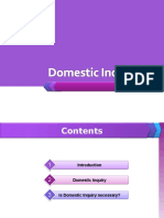 CH 4 - DOMESTIC INQUIRY