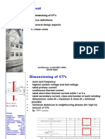 Content: 1. Dimensiong of CT S 2. Error Definitions 3. General Design Aspects 4. Linear Cores