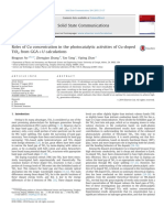 Solid State Communications: Bingyun Ao, Zhengjun Zhang, Tao Tang, Yiping Zhao