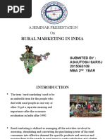 Rural Marketing in India: A Seminar Presentation On