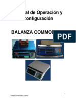 Manual de Usuario Balanza Commodore