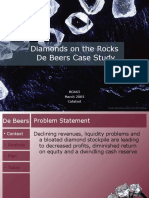 Diamonds On The Rocks de Beers Case Study: BG665 March 2005 Catalyst