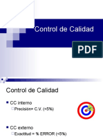 Control de Calidad Interno y Externo