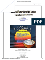 Bicarbonato de Sodio - Una Cura para La Humanidad