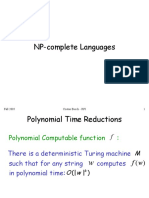 NP-complete Languages: Fall 2005 Costas Busch - RPI 1