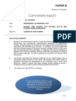 Isle of Wight Council Budget Proposal Feb 2017 Paper B