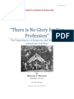 There Is No Glory For Our Profession - The Experiences of Surgeons and Nurses in The American Civil War