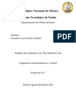 Descripcion Del Proceso de Control Lavadora y Horno INTRUMENTACIÓN