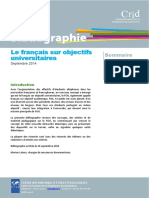 Bibliographie Francais Sur Objectifs Universitaires