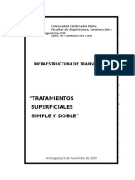 Tratamiento Superficiales Simple y Doble