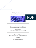 Writing Technologies: Special Issue Representational and Literary Futures: American Writing in The New Millennium